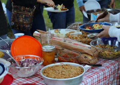 Food from the Equinox Harvest Jam Potluck